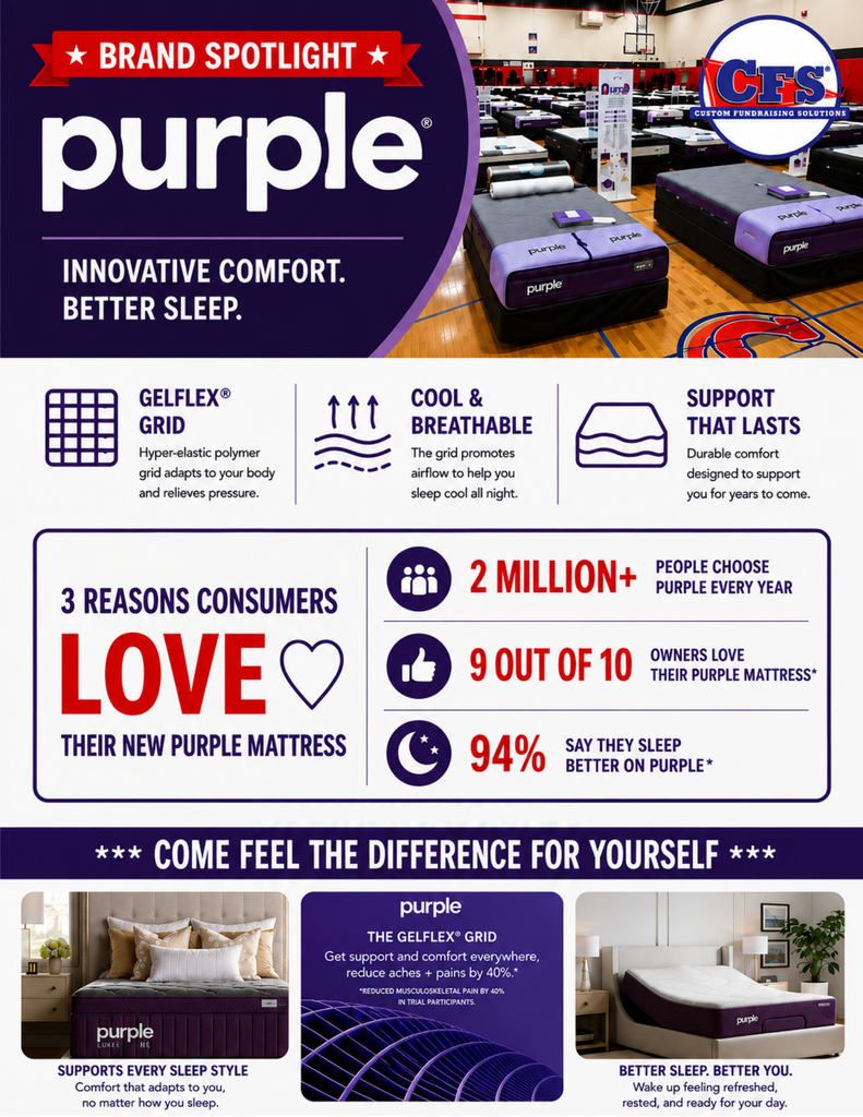 Purple Mattress Flyer