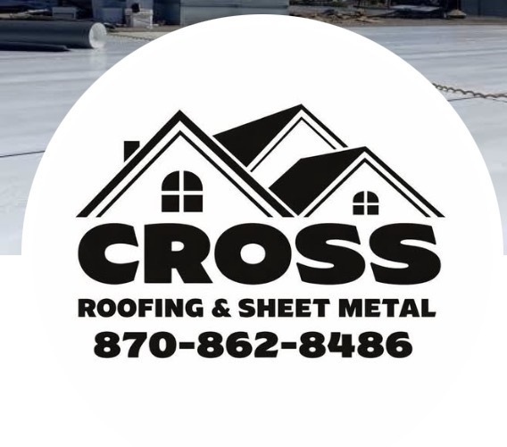 Cross roofing & sheet metal logo