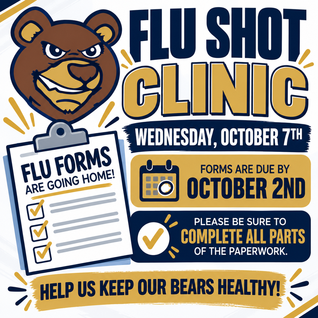 flu shot clinic wednesday october 7th