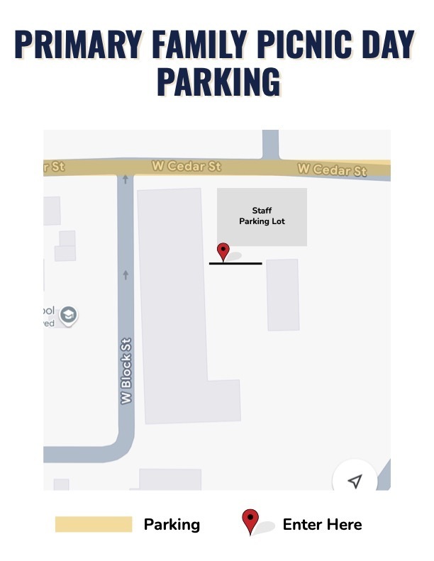 map for family picnic day parking