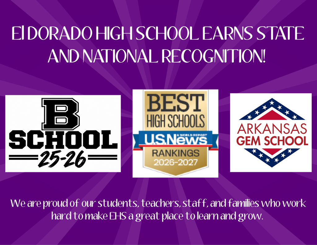 EHS earns national and state recognition. 
