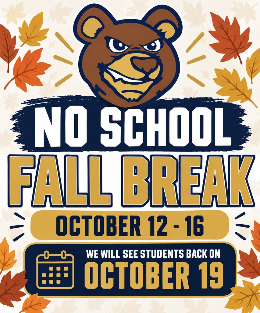 no school fall break october 12-16