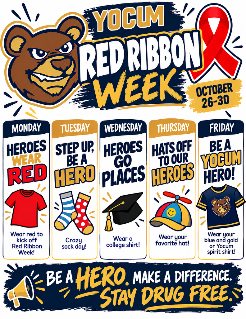 red ribbon week schedule