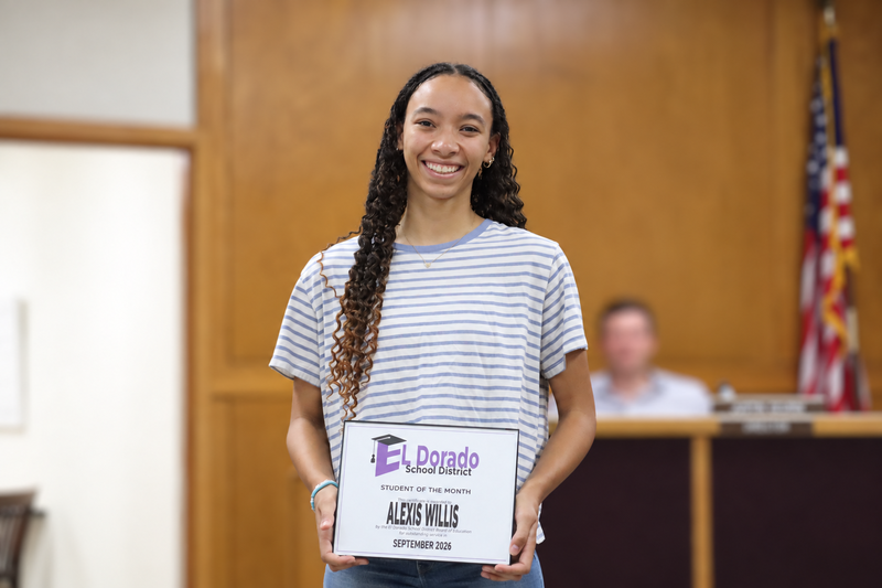 alexis willis student of the month