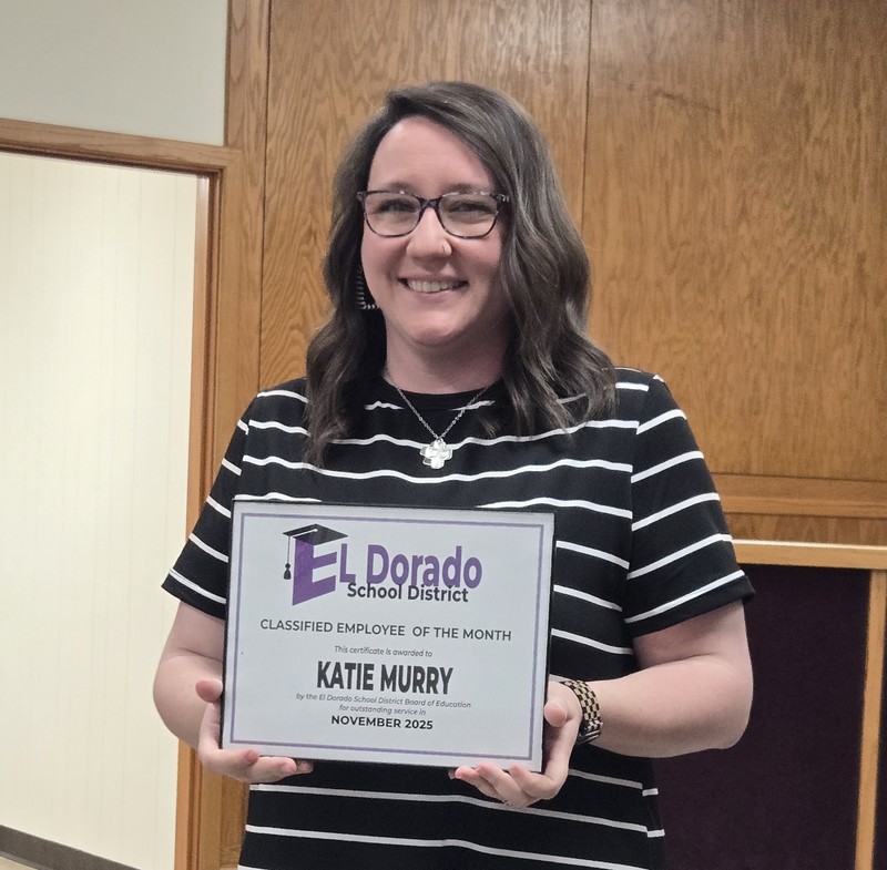 katie murray - classified employee of month