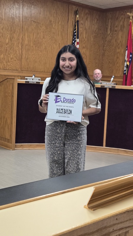student of the month - dulce baylon