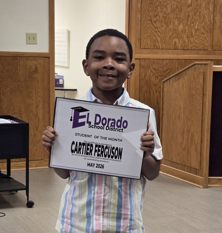 yocum primary student of the month - cartier fergusen