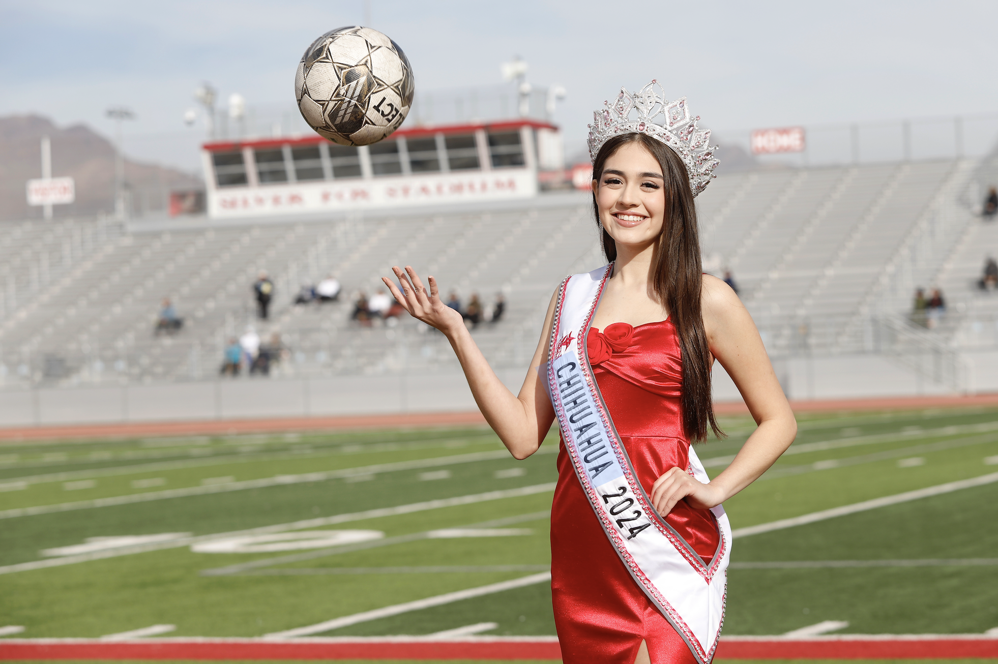 SILVA HIGH SCHOOL'S VENEZIA MARTINEZ SETS HER SIGHTS ON MISS TEEN