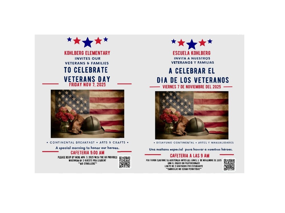 2025 Veterans Day RSVP Flyer