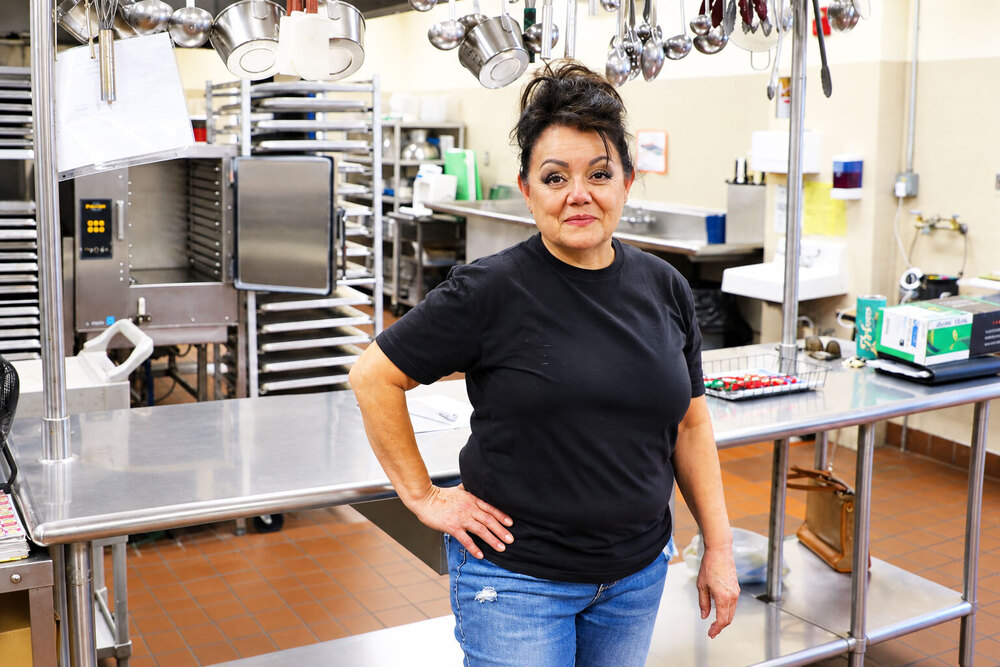 Mesita ECDC worker