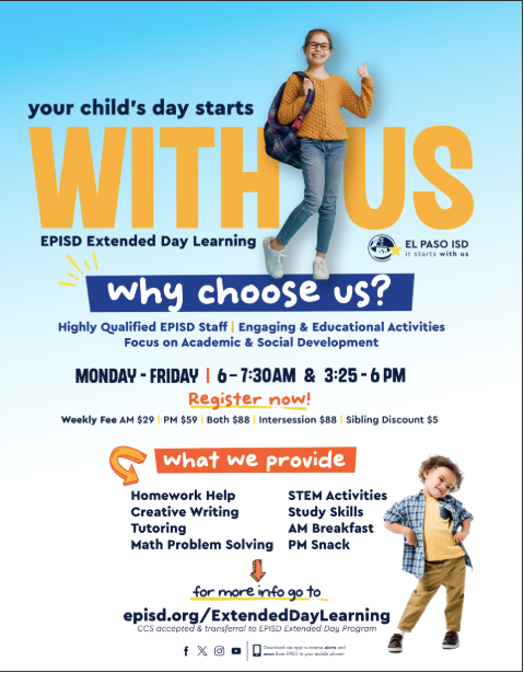 EPISD Extended Day Learning Flyer