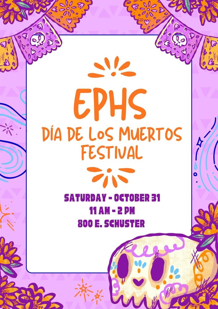 Dia de los muertos flyer