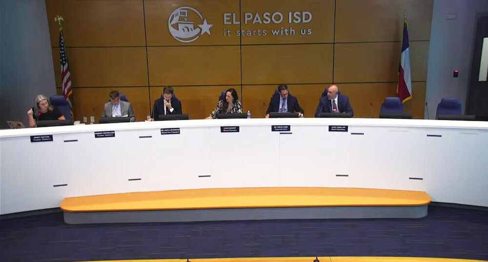 An image of the board in session