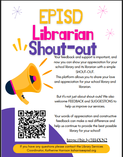 EPISD Librarian Shout-out