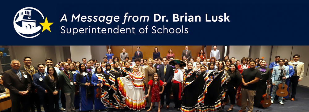 A Message from Dr. Brian Lusk, El Paso ISD Superintendent of Schools