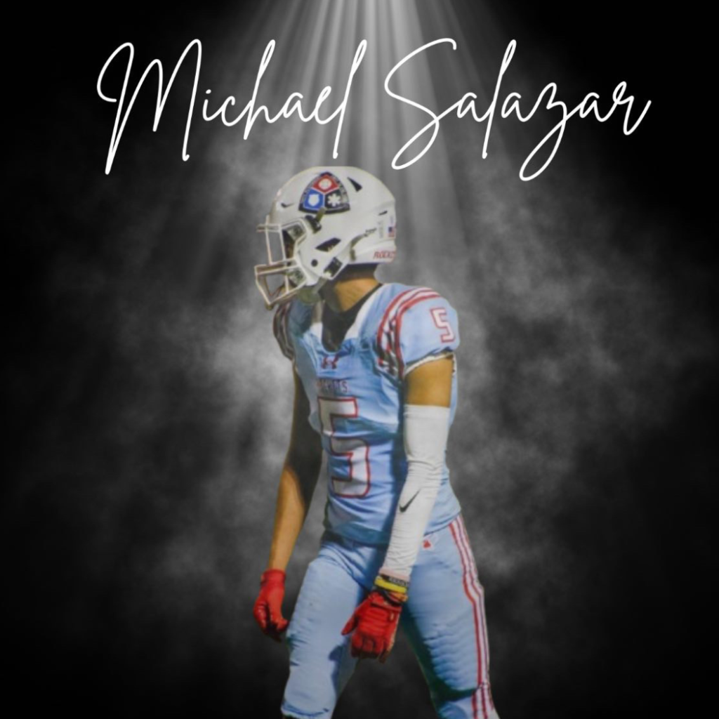 Irvin football Michael Salazar