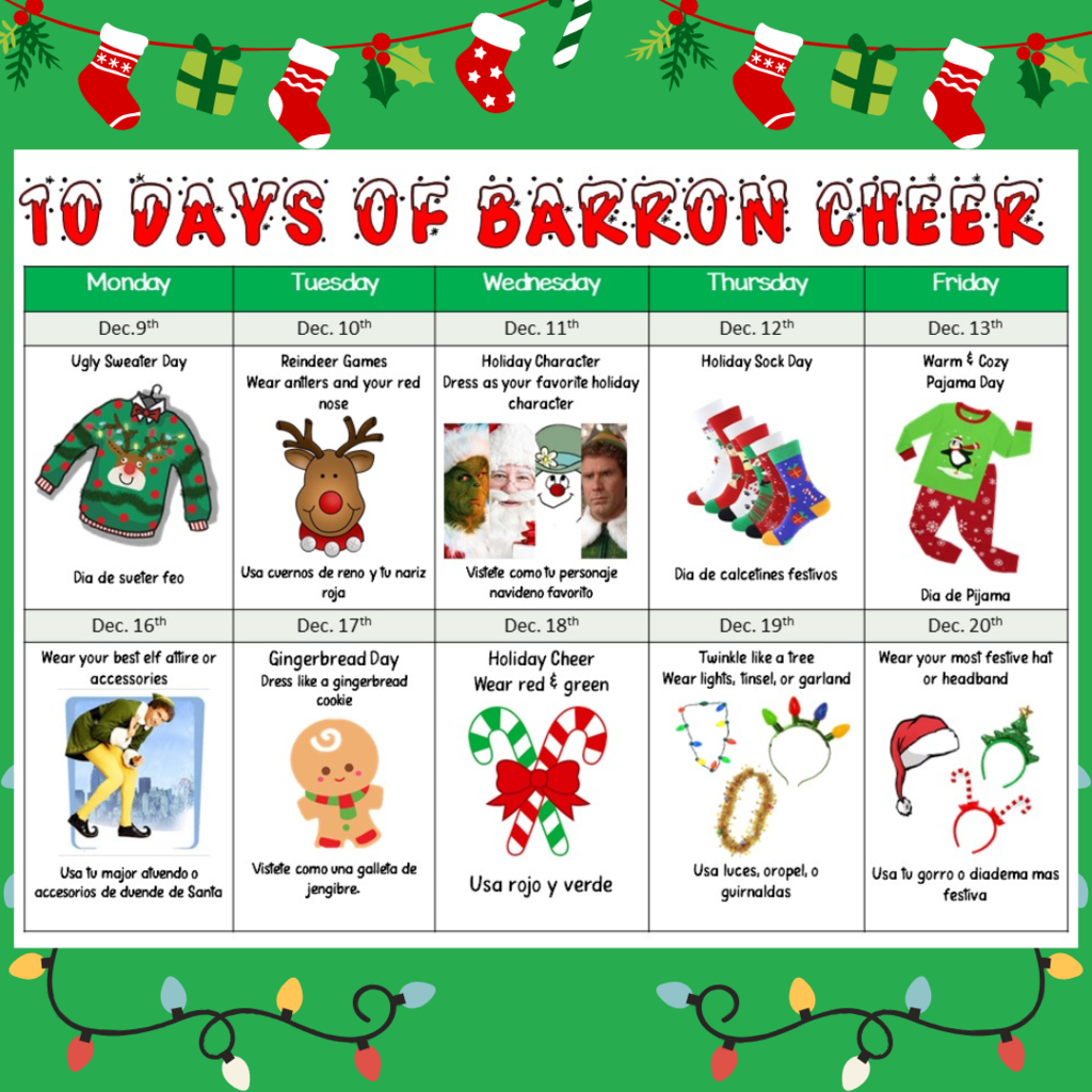 10 DAYS OF BARRON CHEER🎄