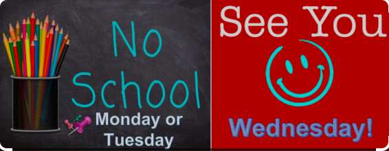 See you Wednesday