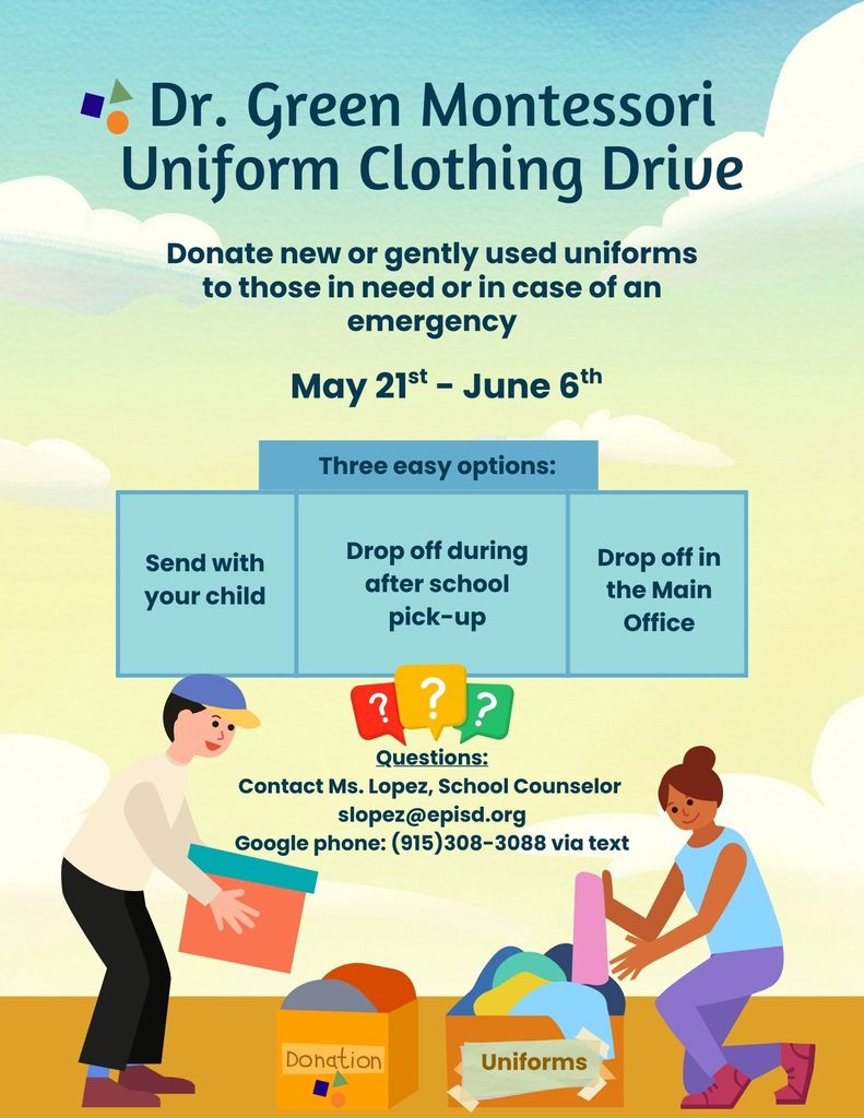 Uniform Clothing Drive