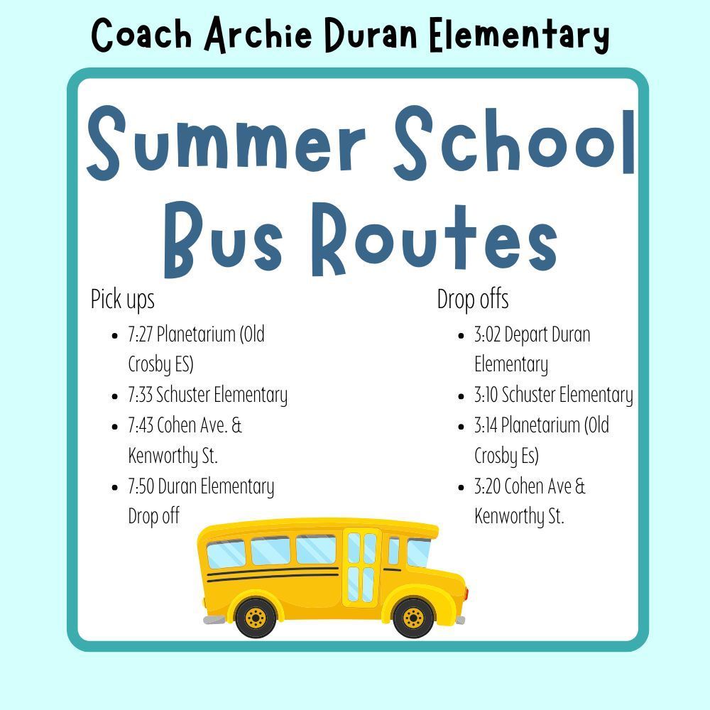 Bus routes 