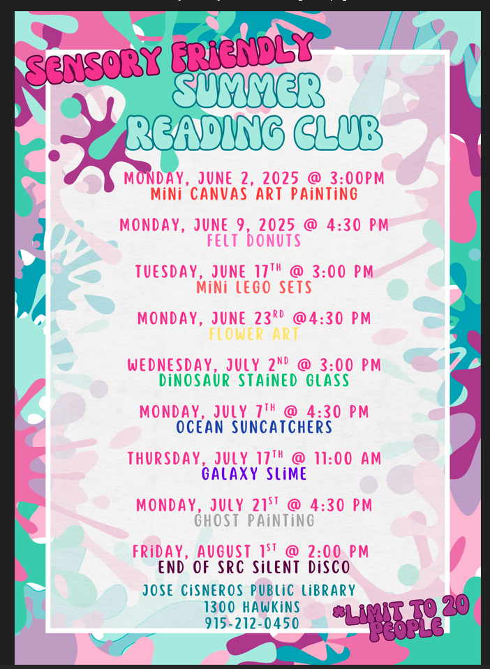 Sensory Friendly Book Club