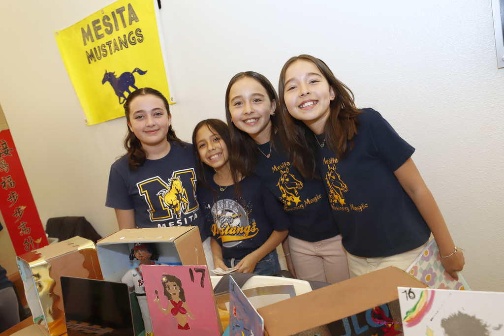 Mesita students smile for a photo