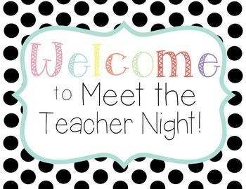 Meet the Teacher Night