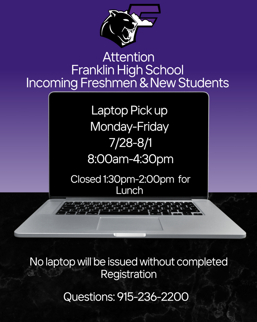 Laptop Pick Up for Freshman & New Students