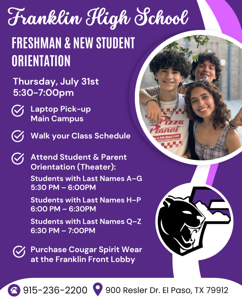 Franklin High School Freshman & New Student Orientation