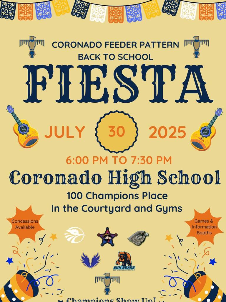 coronado fiesta flyer