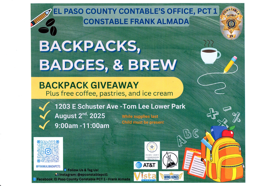 Backpacks, Badges, and Brew
