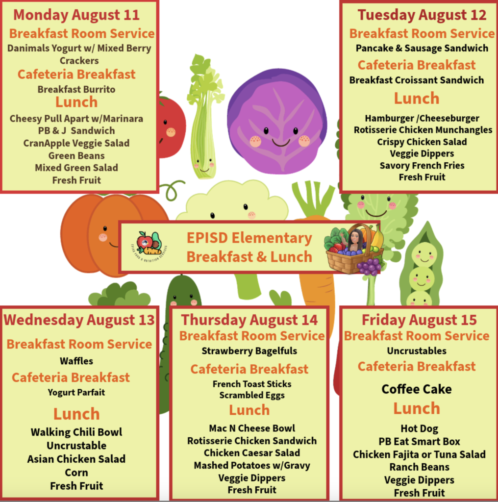 lunch menu