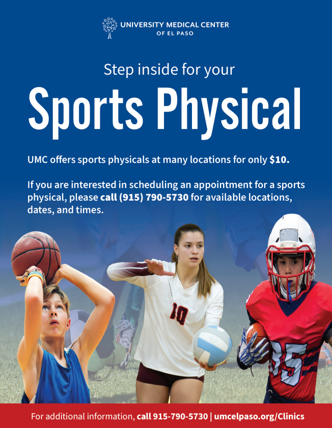 Sports Physical Flyer