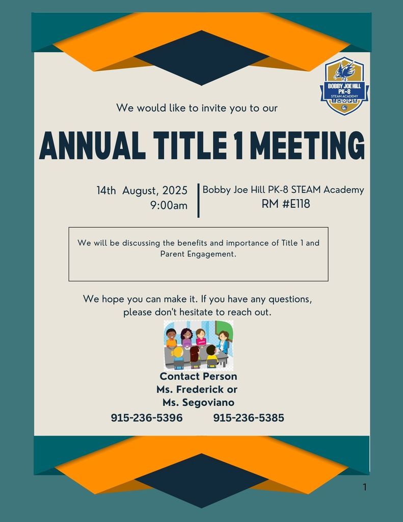 Annual Title 1 meeting