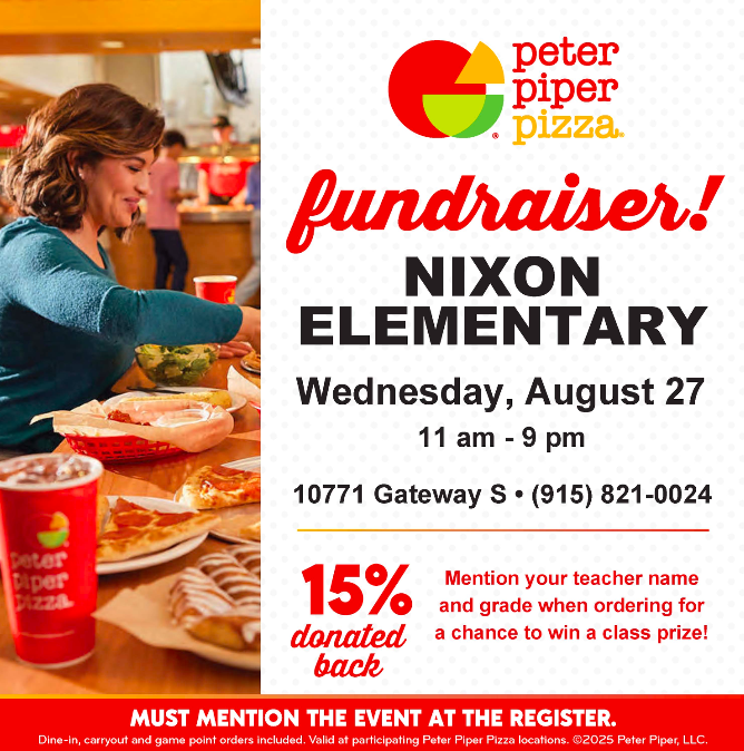 Nixon Peter Piper Pizza Night! 