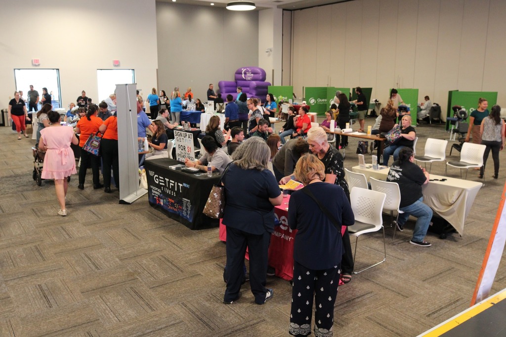Overall shot of 2025 El Paso ISD Employee Health Fair event