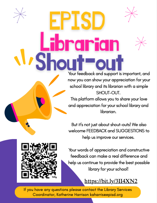 EPISD Librarian Shout-out