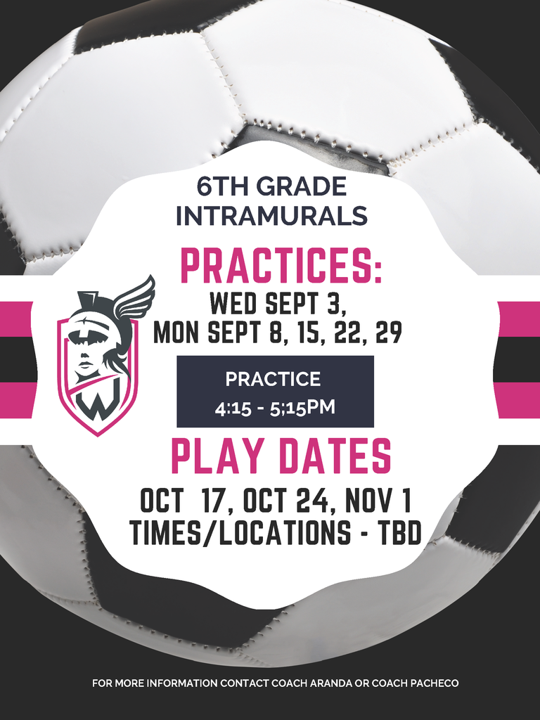 Soccer Intramurals Schedule