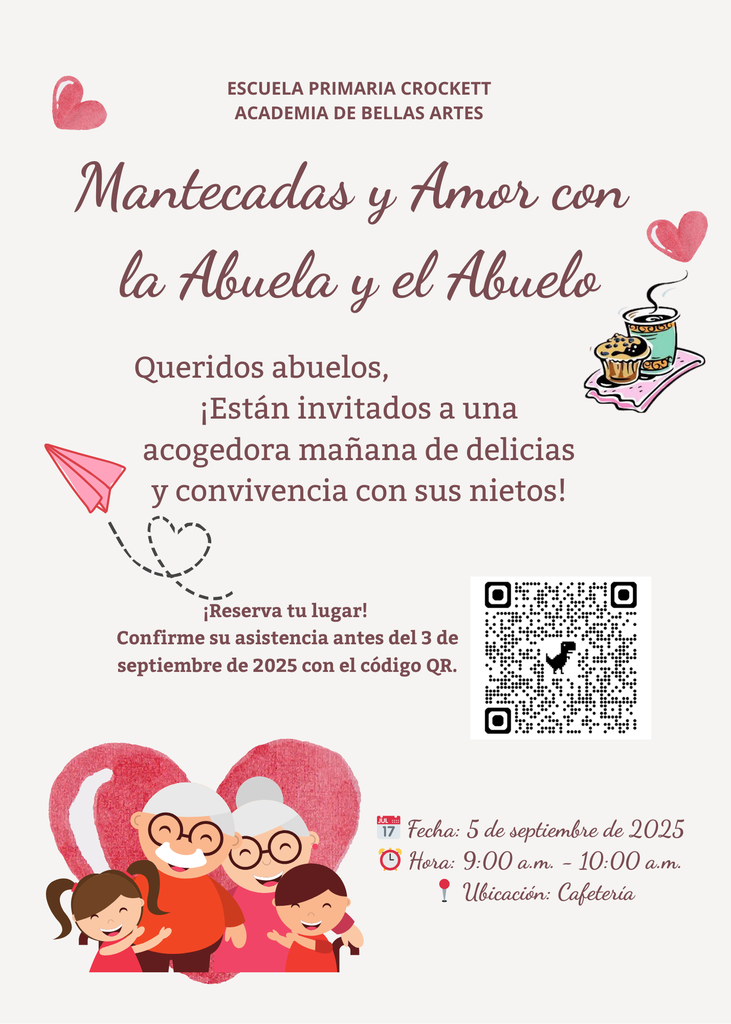 Mantecadas con los abuelitos folleto en Español