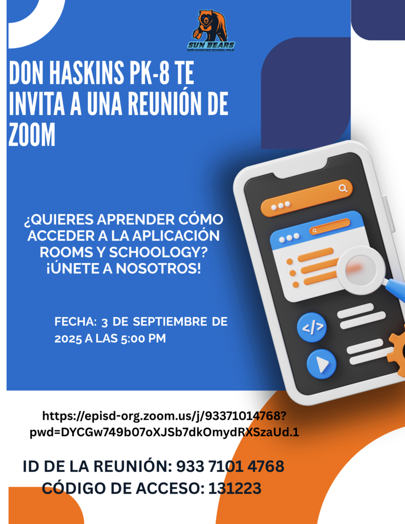 ROOMS and Schoology Presentation Span. Flyer