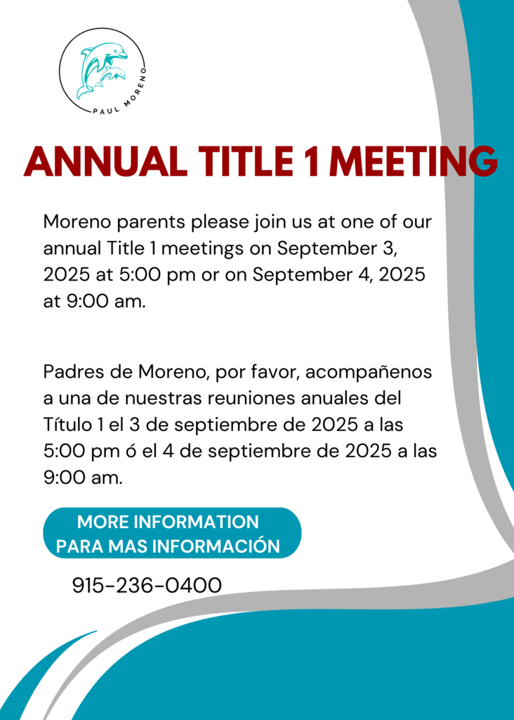 Annual Title 1 Meeting