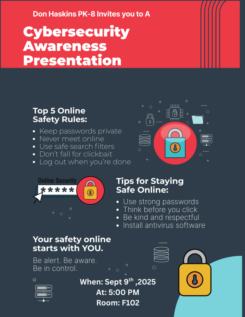 Cybersecurity Awareness Eng. Flyer