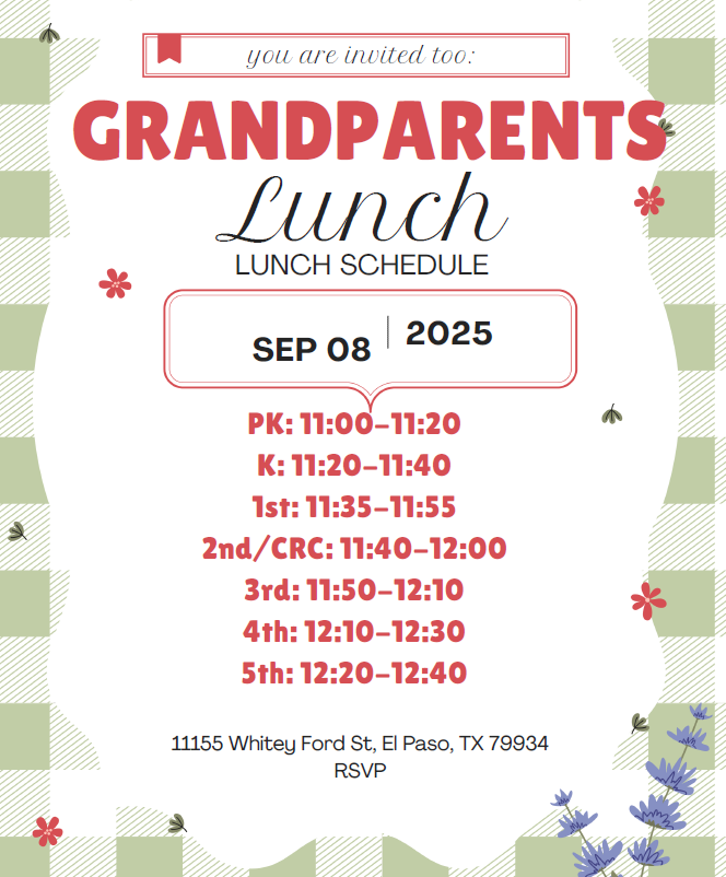 Lunch Schedule