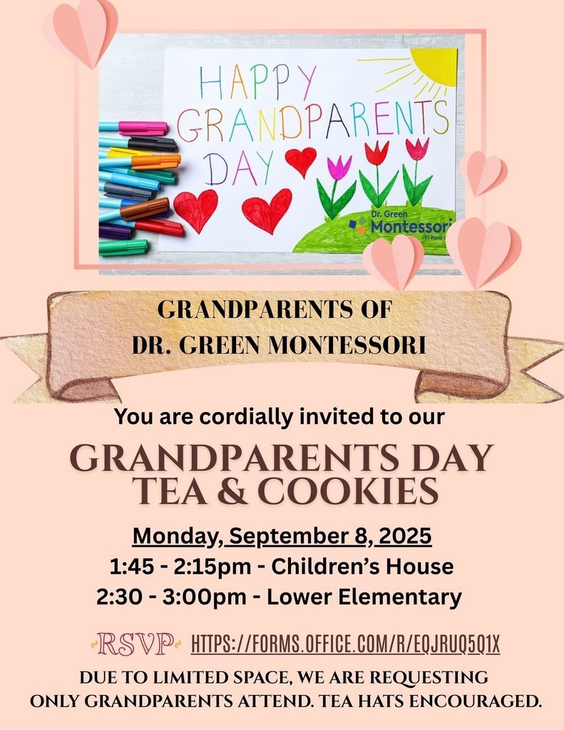 Grandparents Day Tea & Cookies Flyer Invitation