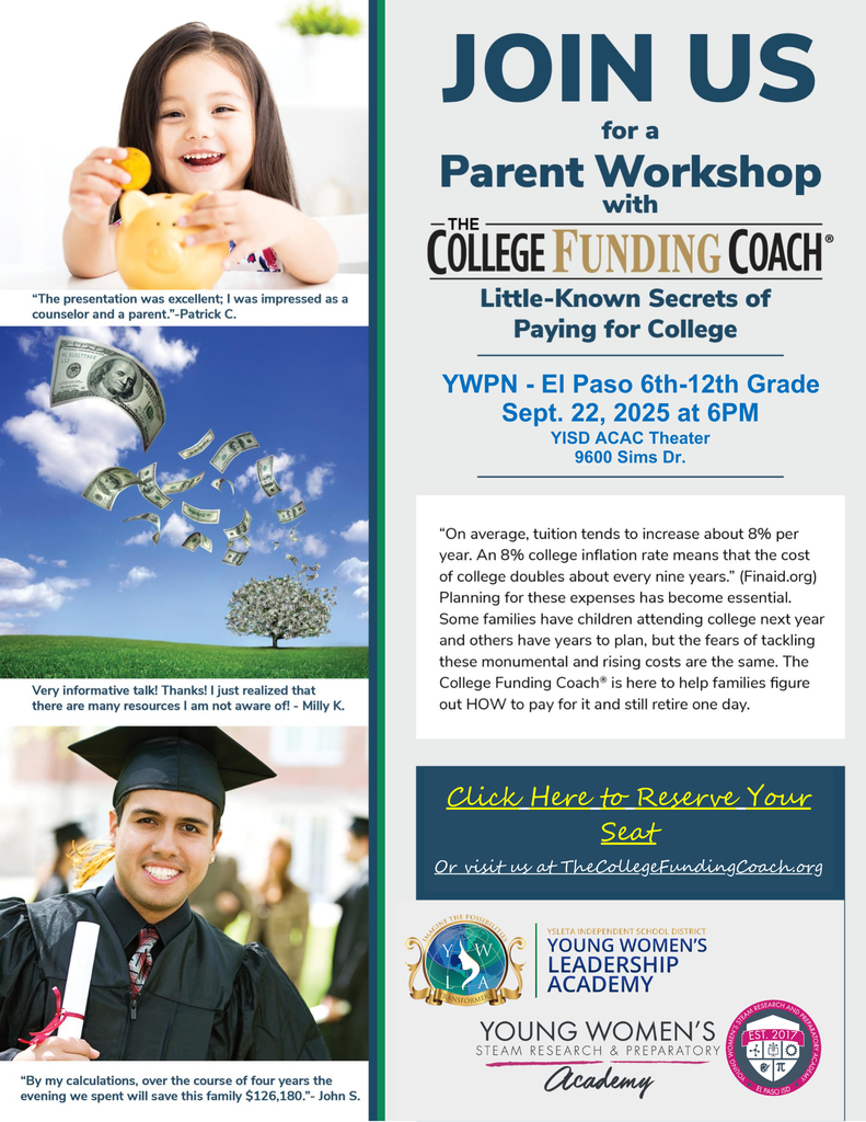 College Workshop open to all families