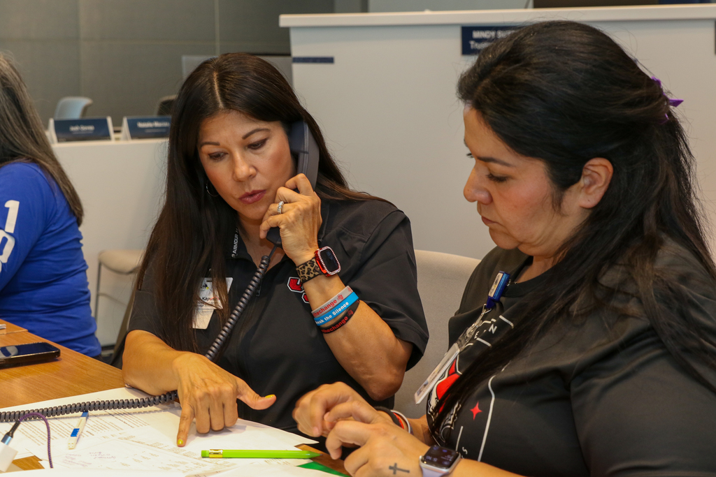 EPISD staff participating in the Operation Search Telethon