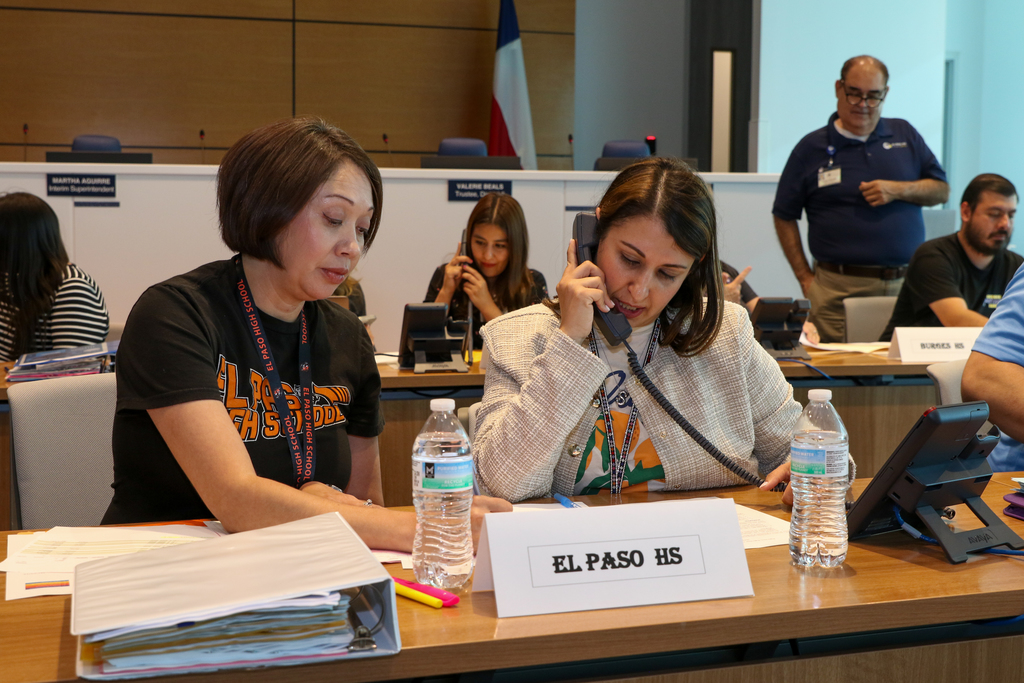 EPISD staff participating in the Operation Search Telethon