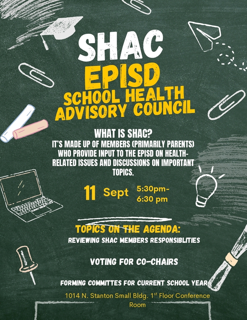 EPISD SHAC Meeting