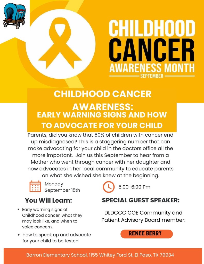 Childhood Cancer Awareness Flyer