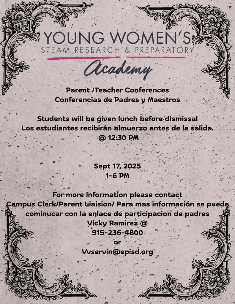 Sept 17th Parent Conference